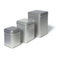 Puszka `Uni - Srebrna` kwadratowa 100g